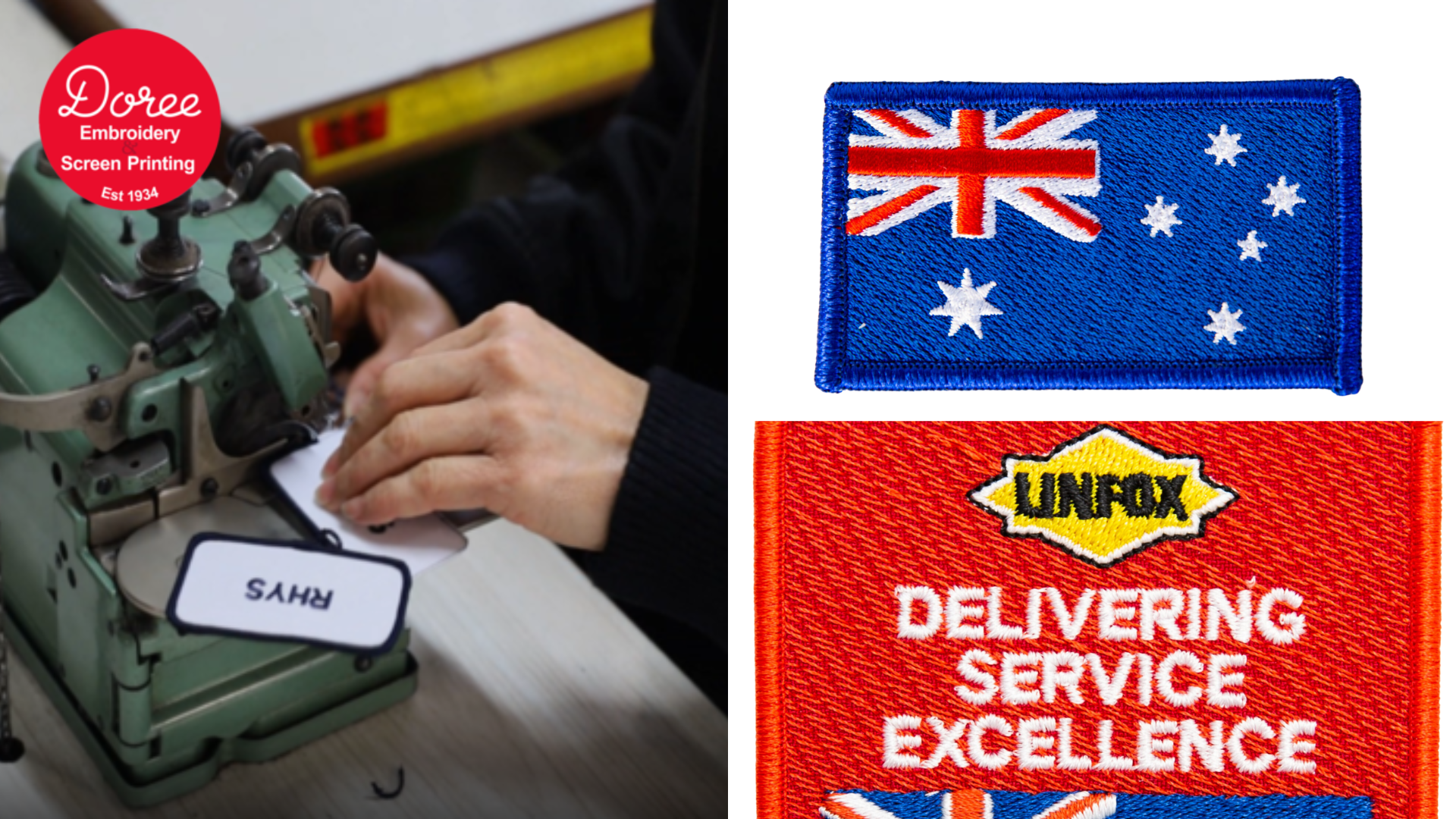 Embroidery badges and patches