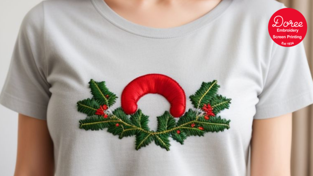 Mistletoe-embroided-t-shirt