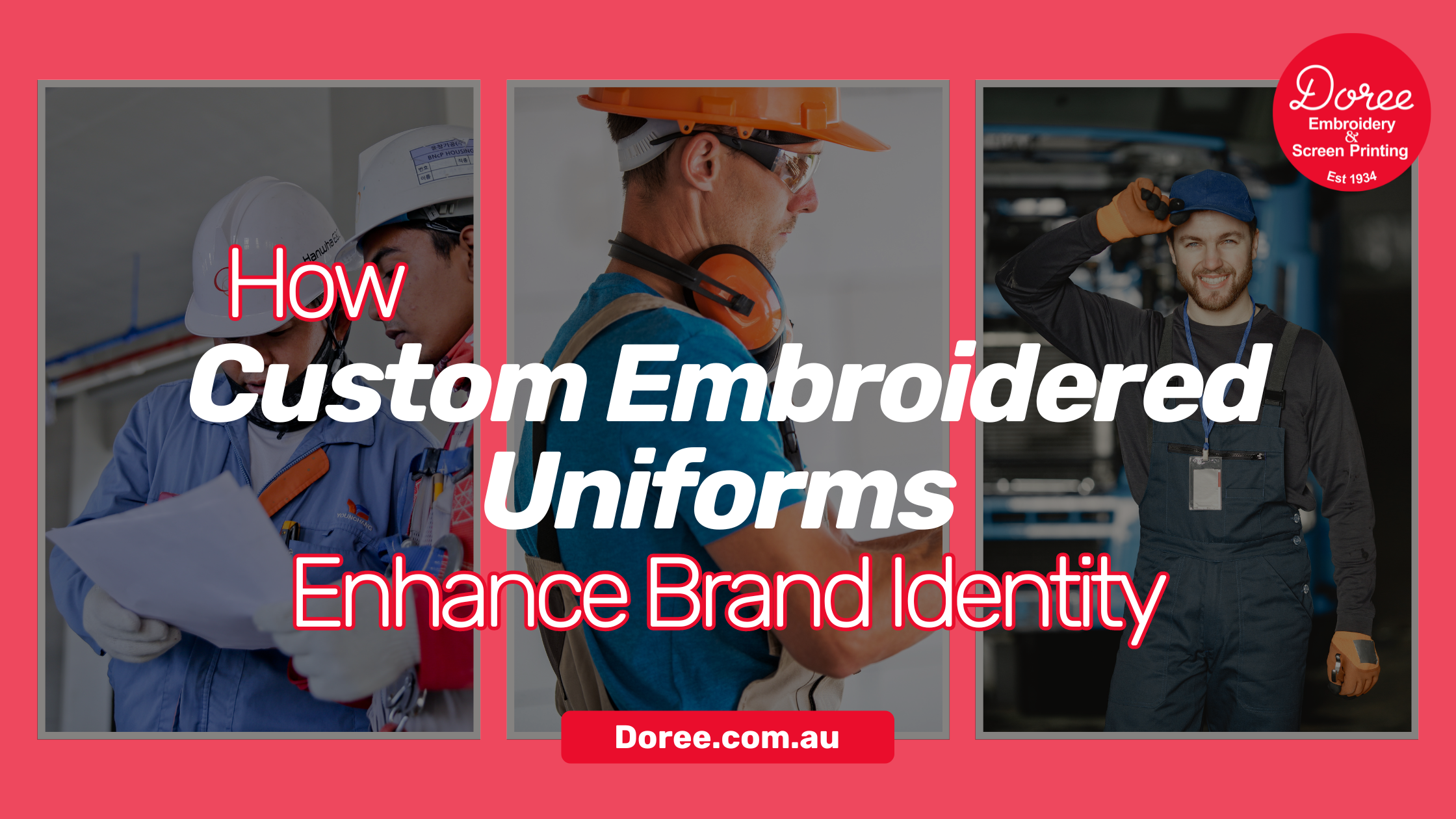 Banner Image of Blog Title: How Custom Embroidered Uniforms Enhance Brand Identity