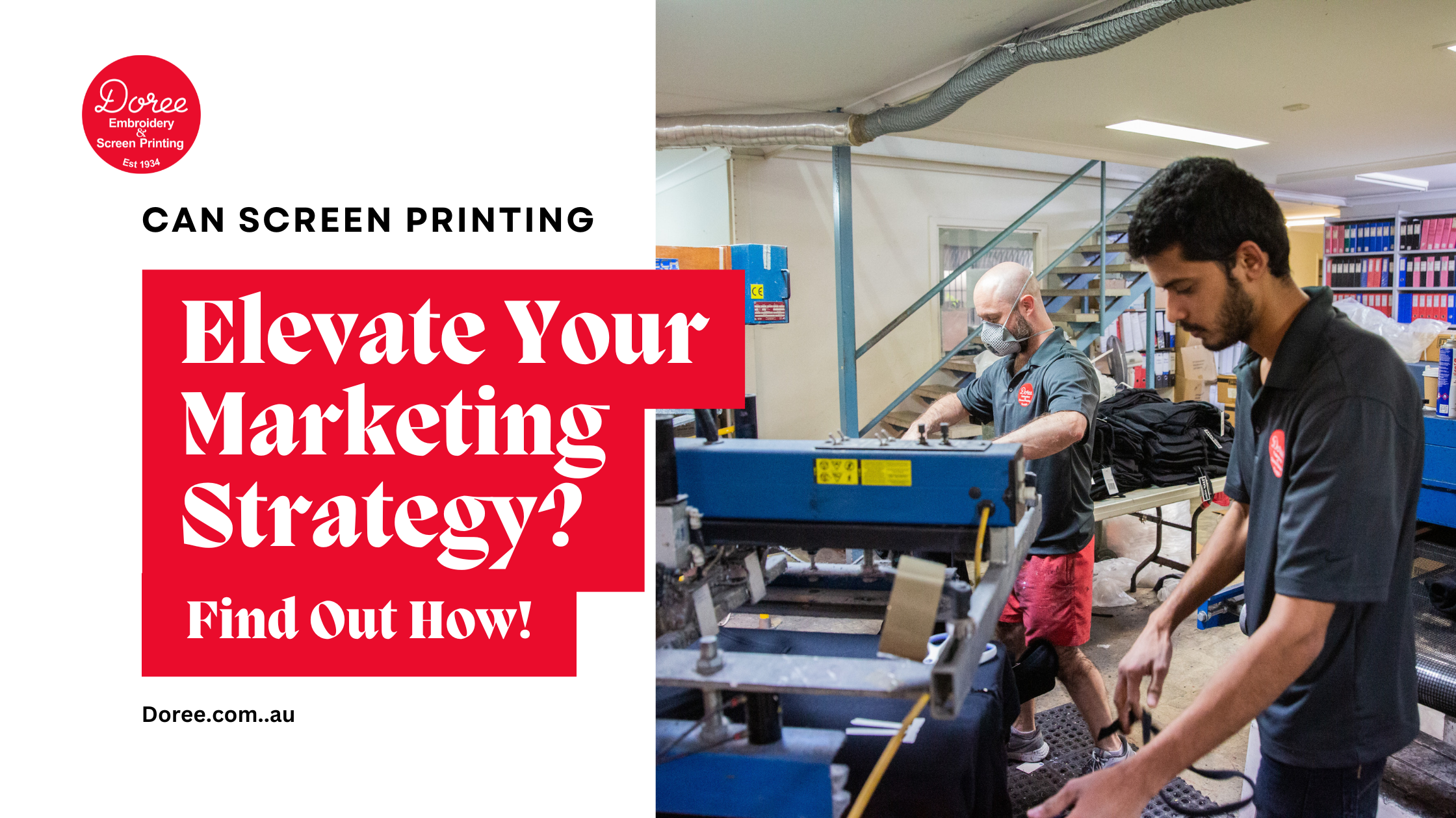 Banner Image of Blog Title: Can Screen Printing Elevate Your Marketing Strategy Find Out How!