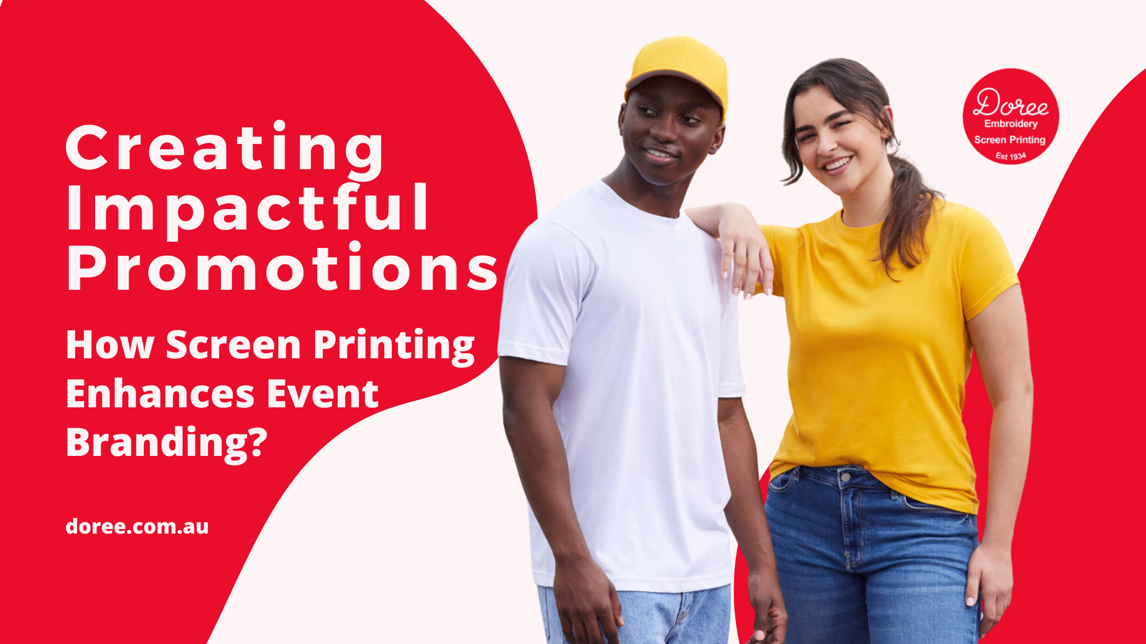 Banner Image of Blog Title: How Screen Printing Enhances Event Branding