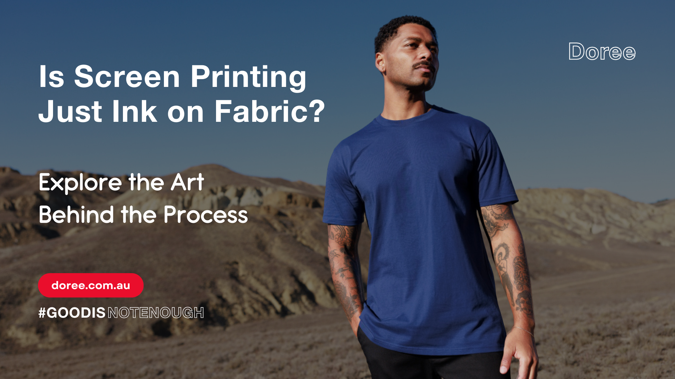 Banner Image of Blog Title: Is Screen Printing Just Ink on Fabric